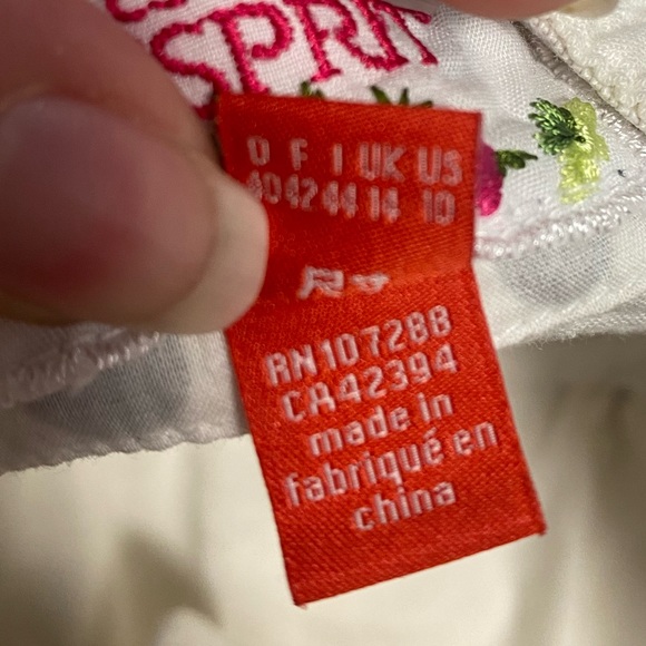 Esprit White Linen Halter Dress Size 10 - Picture 3 of 10